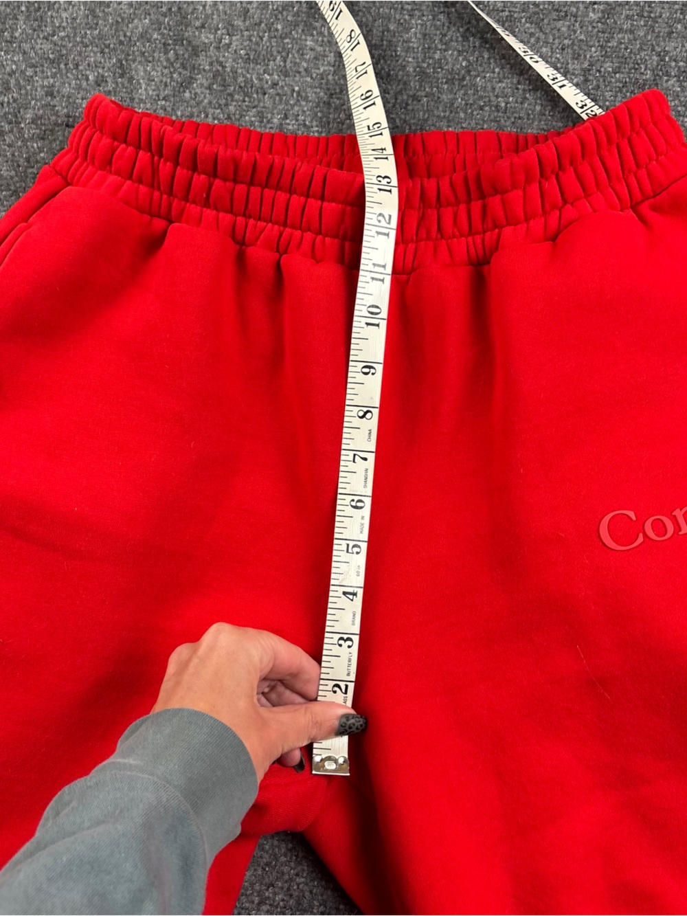 COMFRT Women’s Red Minimalist Sweatpants size: Large - Picture 5 of 9
